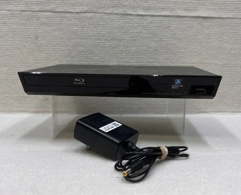 Sony BDP-S3200 Smart 1080p Blu-Ray DVD Player WiFi Streamer w/ Power No Remote